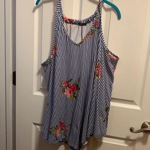 Plus size sleeveless top